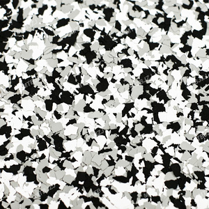 Échantillon Gratuit MTBJZJ Flocons d'époxy PVC à base d'époxy, 1-3mm 3-5mm, Couleur Personnalisée, Faible Teneur en COV, pour la Fabrication d'Époxy pour Sols <span class=keywords><strong>de</strong></span> Garage - Product Image 1