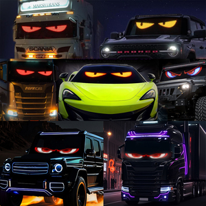 1 Stück App-gesteuertes <span class=keywords><strong>LED</strong></span>-<span class=keywords><strong>Display</strong></span> 5V Flexible <span class=keywords><strong>LED</strong></span>-Matrix-Panels <span class=keywords><strong>LED</strong></span>-Augen für Autos Lauftext-Animation <span class=keywords><strong>LED</strong></span>-Schild für LKW - Product Image 3