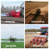 Sistem Navigasi Sawah Hemat Biaya Vectoragr 818 HD818 RTK Presisi Tinggi untuk Traktor