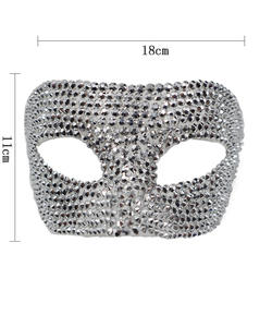 Máscaras de Mascarada Venetian Mardi Gras Party Evening <span class=keywords><strong>Prom</strong></span> Costume Mask Máscara con incrustaciones de diamantes para hombres - Product Image 4
