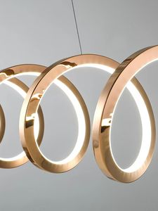 หรูหราแนวนอนห้องนั่งเล่น2022โพสต์ใหม่ที่ทันสมัยโคมระย้าในร่มรับประทานอาหารเชิงพาณิชย์เชิงเส้นออกแบบนำแสงจี้ที่ทันสมัย - Product Image 6