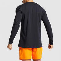 Fabricant de vêtements – Hauts à manches longues personnalisés, T-shirts de sport réfléchissants vierges, coupe ajustée, extensibles, pour l'automne
