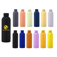 Logo personnalisé bouteille d'eau 350ml 500ml 750ml 1000ml petite bouche usine sport en acier inoxydable tasse à vide bouteille de boisson isolée