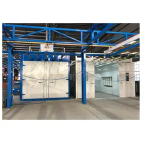 CE Manufacturer Industrial Top Rail Manual Powder Coating Line