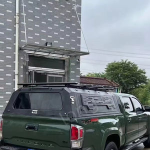 Topper de lit de camion de taille sur mesure pour Toyota tacoma 5ft Capuchon de camping Auvent en acier Couverture supérieure de lit étanche Camions américains - Product Image 1