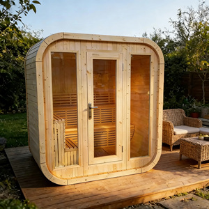 Fournisseur depuis 20 ans, livraison rapide, <span class=keywords><strong>cabine</strong></span> de sauna infrarouge à vapeur en cèdre pour l'extérieur, salle de bain avec douche pour spa - Product Image 2