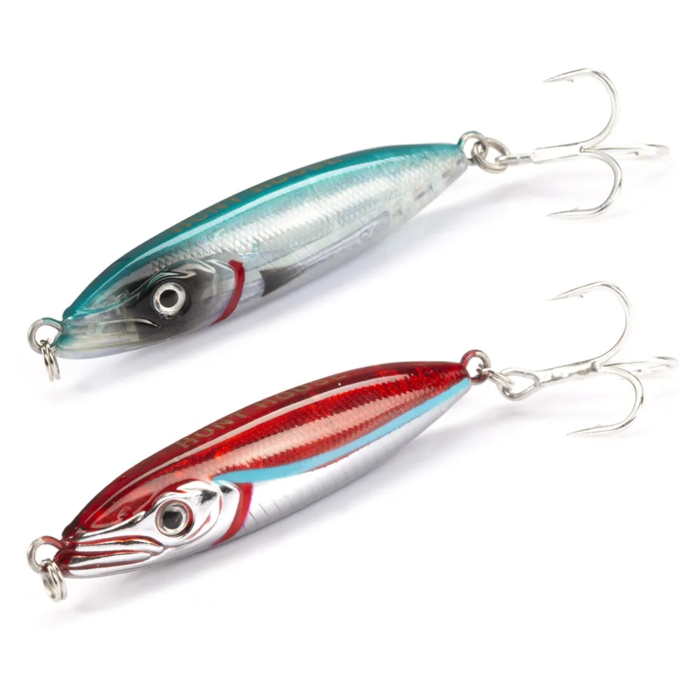 Hunthouse Fishing Lure Hard Bait Trolling Saltwater 62mm 16.8g Slow Sinking Pencil For Trout Sea Bass