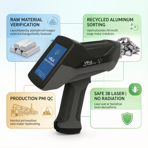 Spectromètre de décomposition par laser (LIBS) portable VELA, pistolet d'identification des métaux, largeur de bande spectrale 190 nm-700 nm - Product Image 2