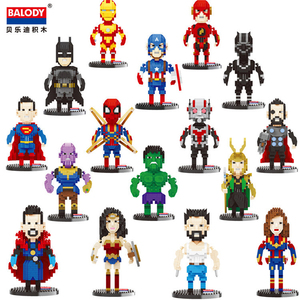 Balody – jouets de Collection 3D pour enfants, modèle Spider Man, blocs de construction Micro, Super héros, Mini briques, figurines pour enfants, Offre Spéciale - Product Image 1