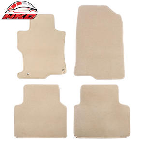 Tapis de sol pour Honda Accord 08-12, tapis avant et arrière beige 4 pièces - Velours - Product Image 1