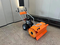 Balayeuse à neige multifonctionnelle JHS, moteur 6,5 CV essence, 800 mm, 3-en-1 (balayage, soufflage, bêchage), démarrage manuel, pour déneigement
