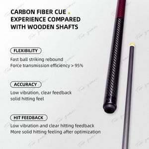 Queue de <span class=keywords><strong>billard</strong></span> Tuoyuan 3 coussinets pour <span class=keywords><strong>billard</strong></span> américain/<span class=keywords><strong>8</strong></span> boules, en fibre de carbone 3K, faite à la main - Faible déviation |   Livraison rapide - Product Image 4