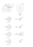 HANBEI Serrures à clé tubulaires MS825-3 pour distributeurs automatiques Armoires Boîtes aux lettres Tiroirs Placards et boîtes Serrures à came en alliage de zinc