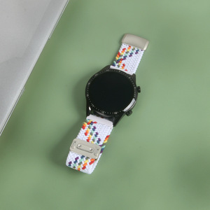 Banda trenzada magnética para Samsung para <span class=keywords><strong>Galaxy</strong></span> Bands 7/6/5/4/3 <span class=keywords><strong>Active</strong></span> <span class=keywords><strong>2</strong></span> Correa de nailon elástica Mujeres Hombres Smartwatch 40mm 42mm - Product Image 4