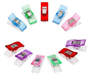 <span class=keywords><strong>Clips</strong></span> de Costura de Alta Calidad, 100 Piezas, Plástico Transparente, Colores Surtidos, <span class=keywords><strong>Clips</strong></span> de Plástico, <span class=keywords><strong>Clips</strong></span> de Costura Wonder Clip - Product Image 1