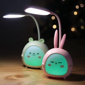 Cartoon <span class=keywords><strong>Eye</strong></span> Caring Lese lampe Kinder LED Schreibtisch lampe - Product Image 2