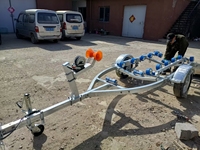 Remorque pour kayak, jet ski et bateau pneumatique OMAI de haute qualité, galvanisée et revêtue de peinture en poudre IB420