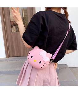 Lager <span class=keywords><strong>2</strong></span> Größe Kreative Cartoon Kt Katze Brieftasche Silikon Schlüssel tasche Headset Aufbewahrung tasche Kid's Silikon Brieftasche - Product Image 6