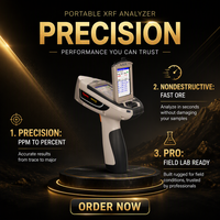Analyseur XRF portable Niton XL3t 500 950 pour le contrôle de qualité minier, garantie 1 an, puissance 2W