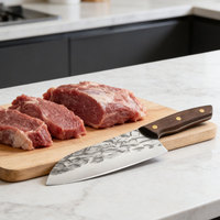 Couteau de chef chinois très vendu, hachoir de boucher professionnel en acier inoxydable, couteau de cuisine écologique en bois, ambidextre pour