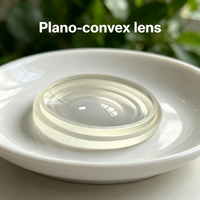 Step Plano Convex Lens Outer Dia 38mm Inner Dia 33mm Edge Thickness 6mm High Transmittance AR Coating for Camera Optics
