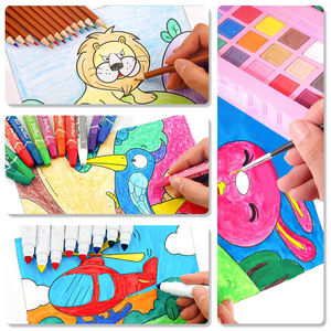 ชุดเครื่องเขียนศิลปะ 208 ชิ้น ชุดดินสอวาดภาพ ปากกาสำหรับศิลปินสีน้ำ อุปกรณ์ศิลปะสำหรับการวาดภาพ - Product Image 6