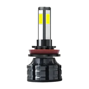 Usine Auto 4 Côtés Phare 10000lm K9 Led Lumières H4 High Low Beam Ampoule H7 H11 9005 9006 Led Phare