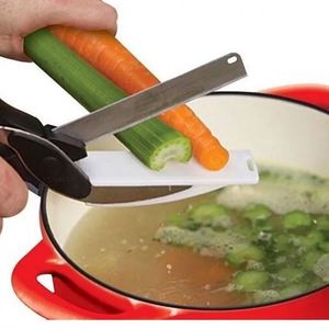 Dao cắt thực phẩm thông minh 2 trong 1 dao inox thông minh có thớt tích hợp để cắt trái cây rau thịt - Product Image 5