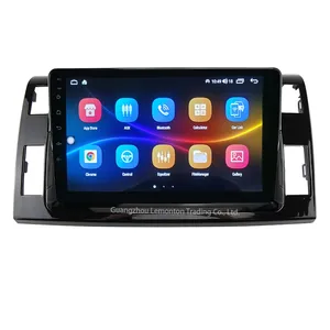 TOYOTA araba radyo Dvd Stereo paneli çerçeve fasya PREVIA/ ESTIMA/ TARAGO araba aksesuarları İç Trim paneli siyah Android ABC 9"