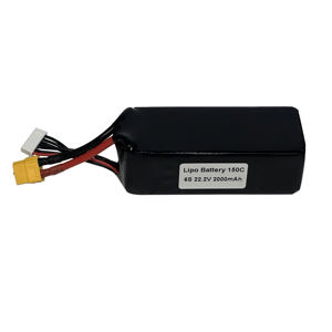 150C 200C 22.2V 6S 2000mAh ハイパワー リポ ドローンバッテリーパック 飛行機 FPV レーシングドローン用 XT60プラグ Fpv リポバッテリー - Product Image 3