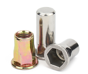 Tuerca <span class=keywords><strong>Remache</strong></span> M3 M8 Ciego Acero Inoxidable M6 Pequeño 90 Cabeza Plana Avellanada <span class=keywords><strong>Roscado</strong></span> Tubular Hexágono <span class=keywords><strong>Remache</strong></span> tuerca <span class=keywords><strong>remache</strong></span> moleteado - Product Image 3