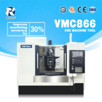Vente flash - Machine de fraisage CNC à 3 axes VMC866 - Cadre en fonte à haute rigidité - Centre d'usinage vertical