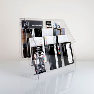 separador de periódico acrílico transparente de diseño personalizado de venta caliente - Product Image 5