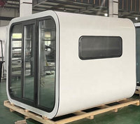 Maison modulaire de luxe de haute qualité, moderne, en conteneur, petite maison intelligente, capsule spatiale pour utilisation en villa