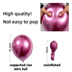 Palloncini in Lattice Cromati Metallizzati di Alta Qualità per Decorazioni Natalizie <span class=keywords><strong>e</strong></span> Pasquali - Product Image 4