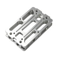 Pièces en aluminium usinées CNC 5 axes sur mesure et par électroérosion à fil, usinage de précision OEM pour boîtiers de joints robotiques et supports structurels