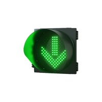 Feu de signalisation routière LED 300 mm avec croix rouge et flèche verte pour la sécurité des tunnels et des stations de péage