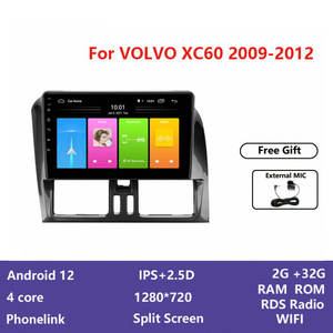 Écran intelligent Android pour caméra de recul compatible avec les écrans centraux de navigation <span class=keywords><strong>Volvo</strong></span> <span class=keywords><strong>XC60</strong></span> modèles 2009-2012 - Product Image 2