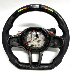 Volante de Fibra de Carbono para <span class=keywords><strong>BMW</strong></span> G02 G05 G06 G09 G11 G12 G15 G20 G22 G28 G29 G30 G38 G80 G82 F40 F90, Accesorios para Automóviles - Product Image 6