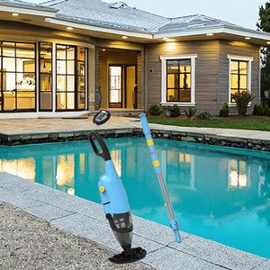 Aspiradora eléctrica recargable con diseño de filtro transparente para piscinas, spas, pequeñas piscinas de pared blanda sobre el suelo - Product Image 1