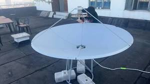 Antena Parabólica de Banda C de 240 cm, Antena de <span class=keywords><strong>TV</strong></span> <span class=keywords><strong>Solo</strong></span> RX, Antena de Montaje en Suelo de 8 pies - Product Image 5