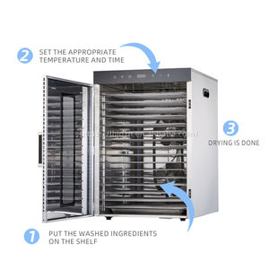 Nhà Máy Cung Cấp Trực Tiếp Hộ Gia Đình Điện Kỹ Thuật Số Điều Khiển Thực Phẩm Khô Bộ Vi Xử Lý 20 Lớp Trái Cây Dehydrator - Product Image 5