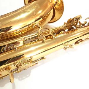 Saxophone <span class=keywords><strong>alto</strong></span> Eb professionnel de haute qualité avec finition laquée or, instrument en laiton - Très bon marché, neuf - Product Image 3