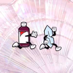 Hersteller Custom Soft Hard Emaille Pin Runde vergoldete Zink legierung Metall Abzeichen Business Men Anstecknadel Brosche - Product Image 3