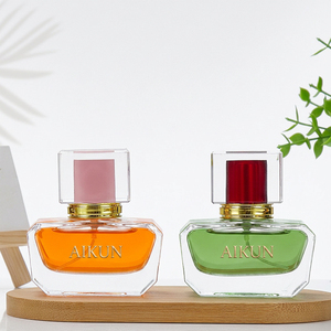Aikun 2 <b>Bottle</b> Colorful Boxed 50ml Luxury Glass Eau De Parfum Set for Women Men Gift Shop Retail Natural Fragrance Display Pack - Product Image 2
