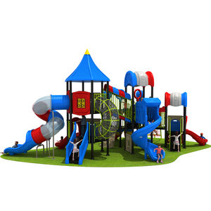 สไลด์ผจญภัยในเมืองขนาดใหญ่ออกแบบได้ตามต้องการสำหรับสวนกลางแจ้งพลาสติกเหล็กที่ทนทานสำหรับสวนสนุกครอบครัวของเด็ก - Product Image 5