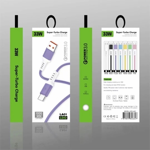 La01 Chất Lượng Cao Qc3.0 Sạc Nhanh 33W Cáp Dữ Liệu Cho Samsung Và Cho Xiaomi Cho Máy In Máy Tính Máy Quét Mã Vạch Thấp - Product Image 3