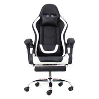 Fauteuil de jeu inclinable en cuir PU, fabrication directe, couleur personnalisable, pour bureau et jeux sur ordinateur