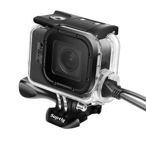 Suptig Boîtier étanche pour <span class=keywords><strong>GoPro</strong></span> HERO <span class=keywords><strong>7</strong></span>/6/5 Noir, Coque de plongée sous-marine avec support Accessoires pour Go Pro - Product Image 4