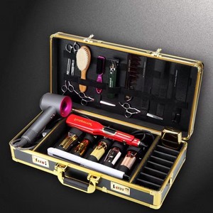 Boîte de rangement d'outils de barbier tondeuse à mots personnalisée boîte d'outils de barbier tondeuse personnalisée boîte de rangement d'outils de Salon de beauté - Product Image 5
